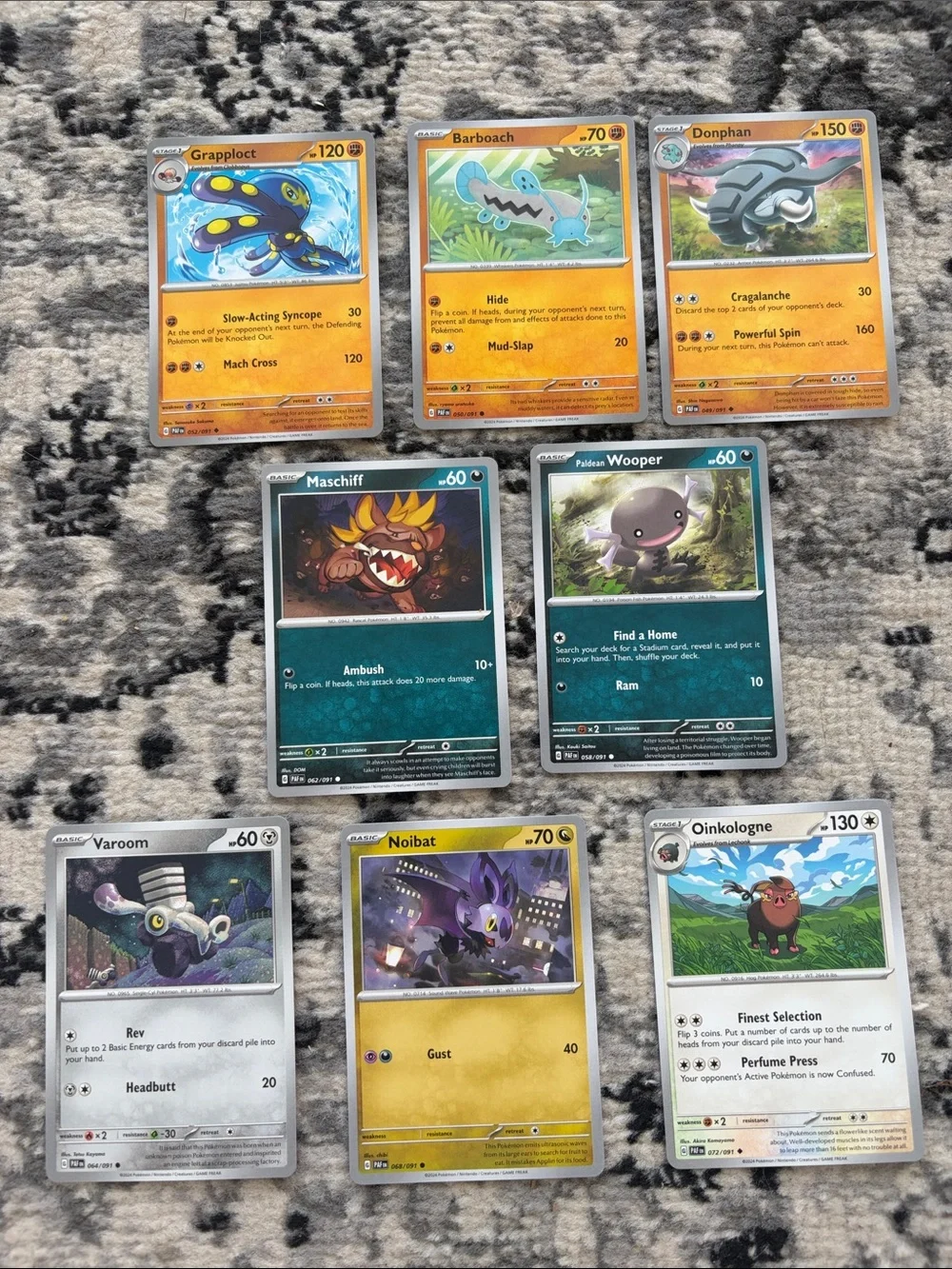 Paldean Fates Binder Builder Lot | 34 Unique Cards | Pokémon Set Collection